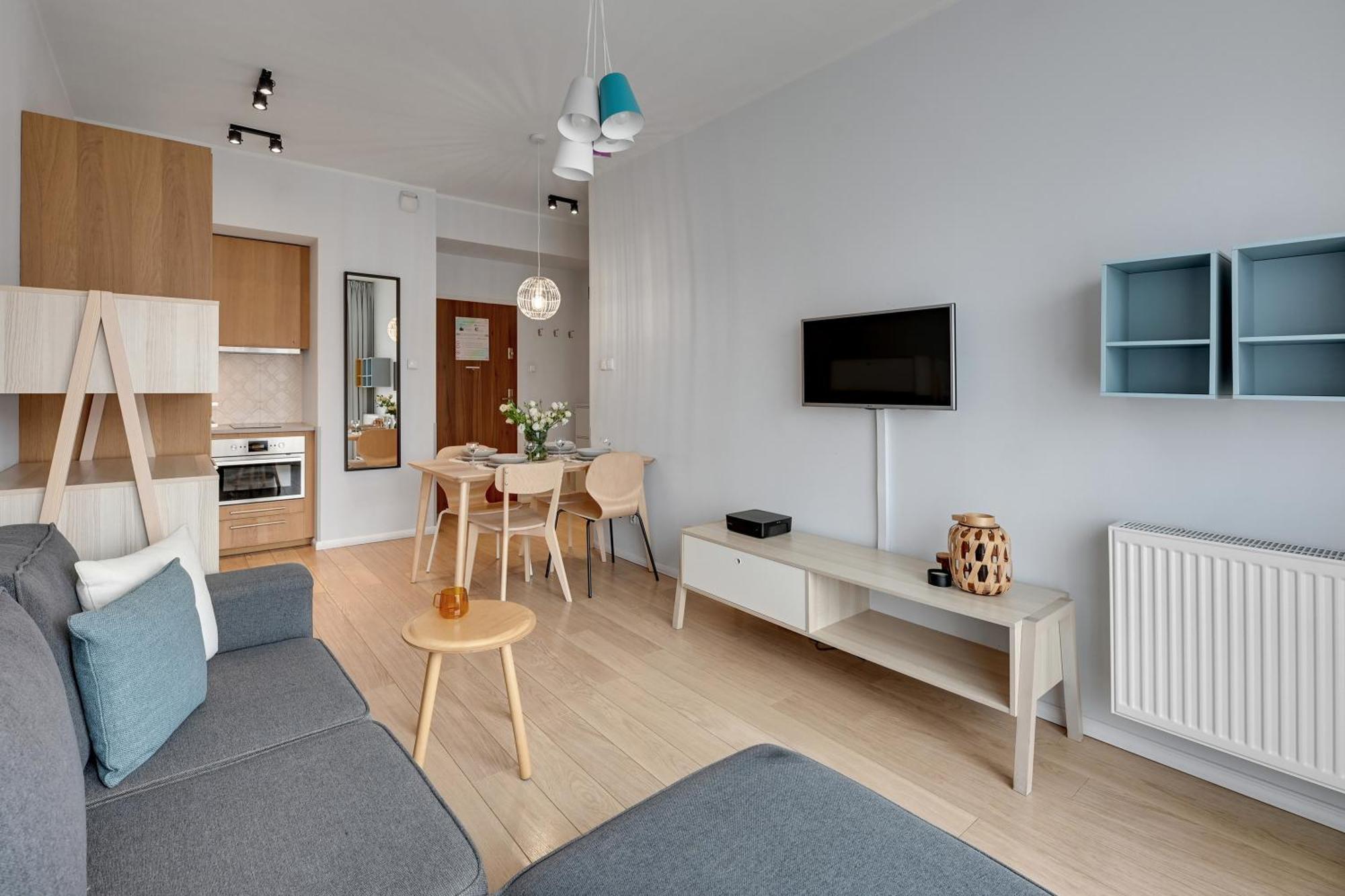 City Center Spa Apartments Jaglana 6E,F Gdaňsk Pokoj fotografie